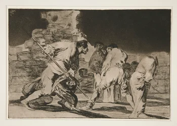 Disparate Furioso (Furious Folly), Plate 6 from the Series Los Proverbios