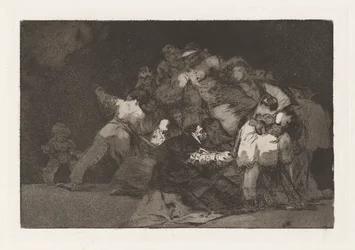 General Folly, also known as The Claws of a Cat and the Dress of a Devotee, from the series Los Disparates