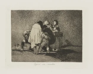 There Was Nothing To Be Done and He Died, pl. 53 from the series The Disasters of War