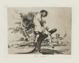 This Is Worse, pl. 37 from the series The Disasters of War