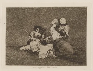 The Women Give Courage, Plate 4 from the Series The Disasters of War