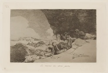 The Same Elsewhere, Plate 23 from The Disasters of War