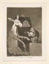 Neither More nor Less, plate 41 from the series Los caprichos