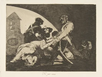 Plate 11 from The Disasters of War: Neither do these