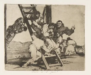 Plate 14 from The Disasters of War: Its..., 1810 published 1863