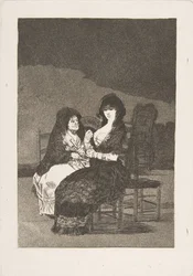 Plate 15 from Los Caprichos: Pretty Advice, 1799