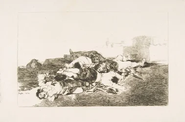 Plate 22 from The Disasters of War: Even worse