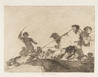 Plate 29 from The Disasters of War: He..., 1810 published 1863