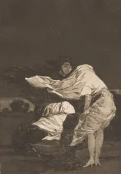 A Bad Night (Plate 36 from Los Caprichos)