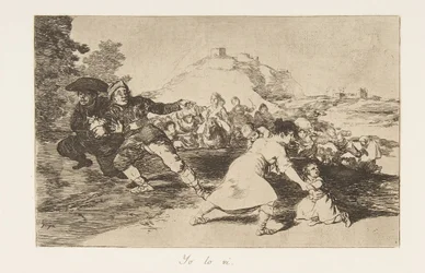 Plate 44 from The Disasters of War: I saw