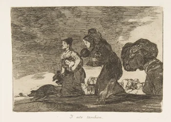 Plate 45 from The Disasters of War: And t..., 1810 published 1863