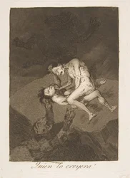 Plate 62 from Los Caprichos: Who would have thought it (Quien lo creyera!)
