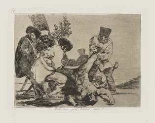 What More Can Be Done?, pl. 33 from the series The Disasters of War