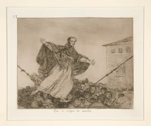 May the Cord Break, Plate 77 from The Disasters of War