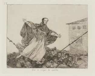 May the Cord Break, Plate 77 from the Series The Disasters of War