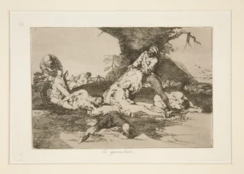 They Make Use of Them, plate 16 from The Disasters of War