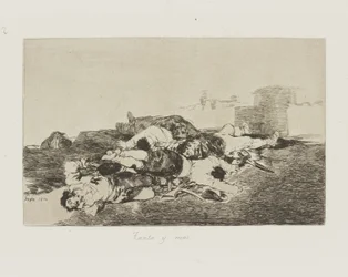 Tanto y Más (Even Worse), pl. 22 from the Series Los Desastres de la Guerra (The Disasters of War)