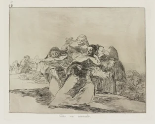 Everything is Topsy-Turvy, Plate 42 from the series The Disasters of War