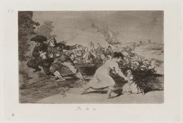 I Saw It, Plate 44 from The Disasters of War