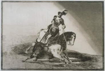 Charles V Launching a Bull