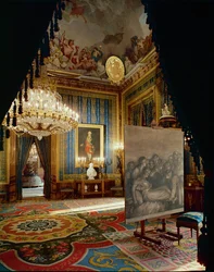 Ante-room by Gasparini in the Royal Palace in Madrid