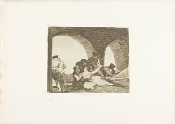 Bitter to be Present, plate 13 from The Disasters of War