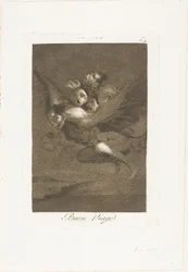 Bon voyage (plate 64 from Los Caprichos)
