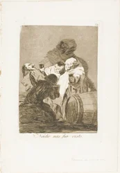 No One Has Seen Us (plate 79 from Los Caprichos)