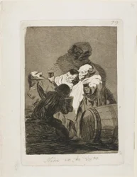 No One Has Seen Us, plate 79 from Los Caprichos
