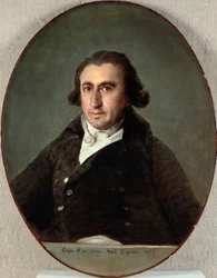 Portrait of Martin Zapater y Claveria (Painting by Francisco de Goya)