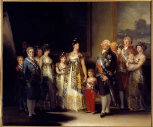 Portrait of King Charles IV of Spain and His Family