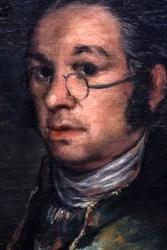 Self-portrait with glasses, circa 1800