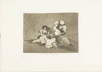 The Women Give Courage, plate four from The Disasters of War