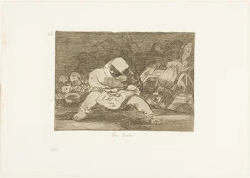 What Madness!, plate 68 from The Disasters of War