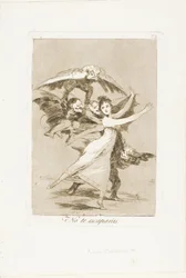 You Will Not Escape, Plate 72 from Los Caprichos