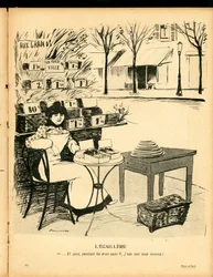 The Butter Plate, number 226, Satirical in Colours