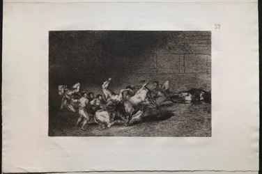 Bullfights: Two Teams of Picadors Thrown One After the Other by a Single Bull