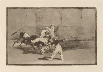 A Moor Caught by the Bull in the Ring
