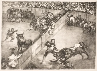 The Division of the Place [Bullfight in a Divided Arena]