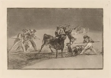 The Moors Use Donkeys as a Barrier to Defend Themselves against the Bull Whose Horns have been Tipped with Balls