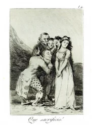 What a Sacrifice! Capricho No. 14, 1797-1798