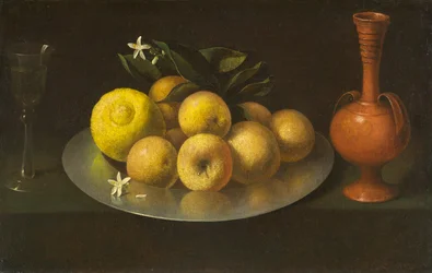 Still Life with Glass, Fruit, and Jar, c. 1650