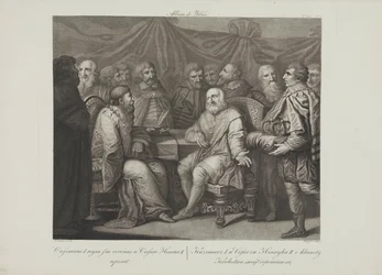 Casimir I the Restorer Meeting the Emperor Henry III