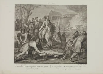 The destruction of pagan gods by Mieszko I of Poland
