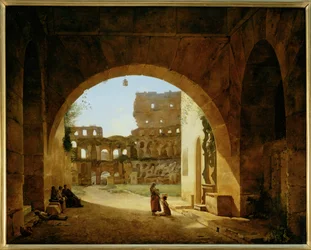 Interior View of the Colosseum in Rome