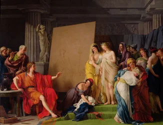 Zeuxis Choosing Models from the Beautiful Women of Croton