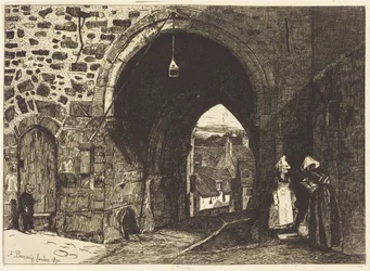The Gate of St Malo at Dinan
