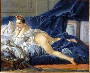 The Odalisque. Painting by François Boucher (1703-1770)