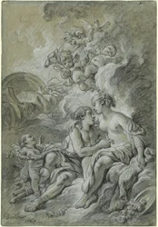 Venus Leaning on Her Dear Adonis