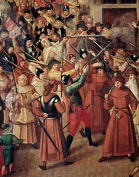 Armed Procession of The Catholic League of France in the Streets of Paris